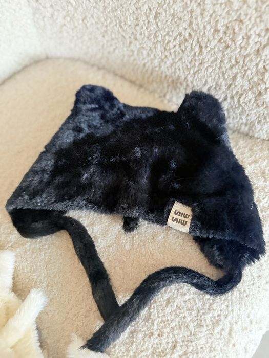 Плюшева шапка з вушками шапка вушанка осінь зима беж біла чорна сіра