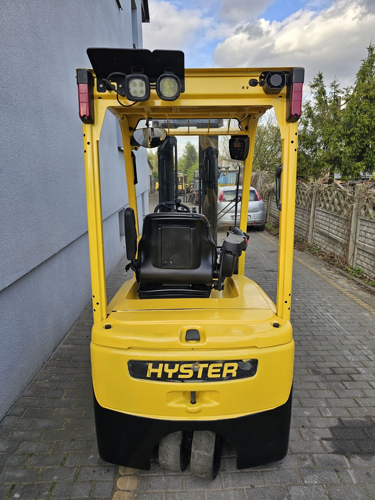 Wózek widłowy elektryczny HYSTER J1.8XNT triplex OBROTNICA POZYCJONER