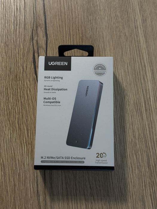 UGREEN kieszeń na dysk M.2 NVMe adapter etui 20Gb/s USB-C