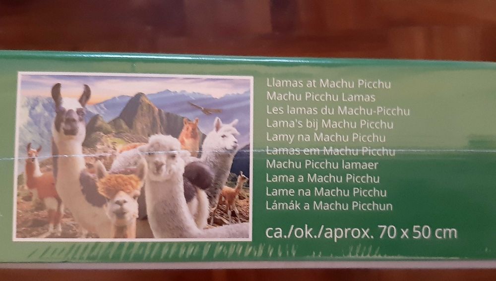 PUZZLE 1000 Peças: LAMAS EM MACHU PICHU - Novo! A Estrear! SELADO!