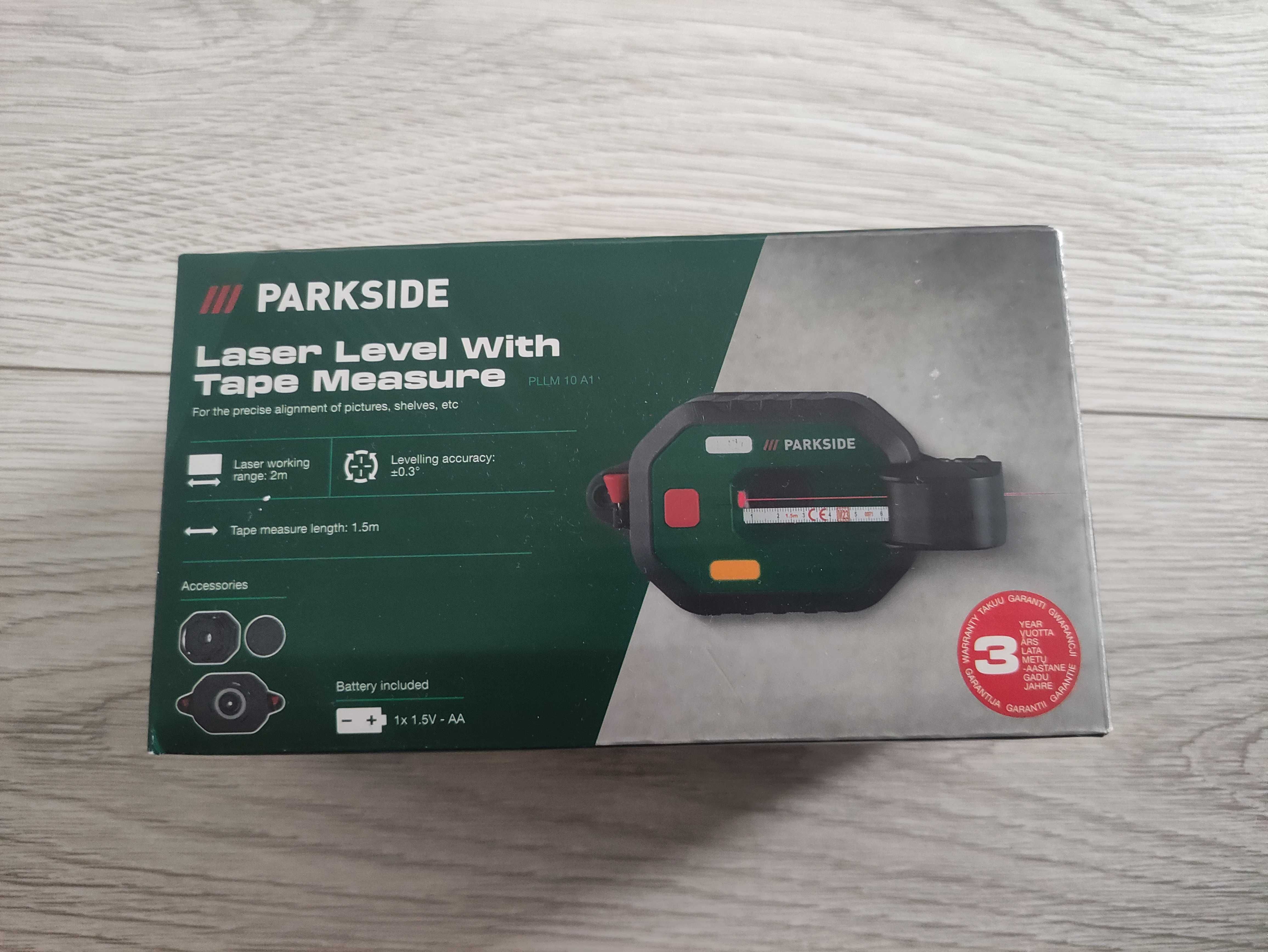 Poziomica Laser  PARKSIDE Z miarą PLLM 10 A1