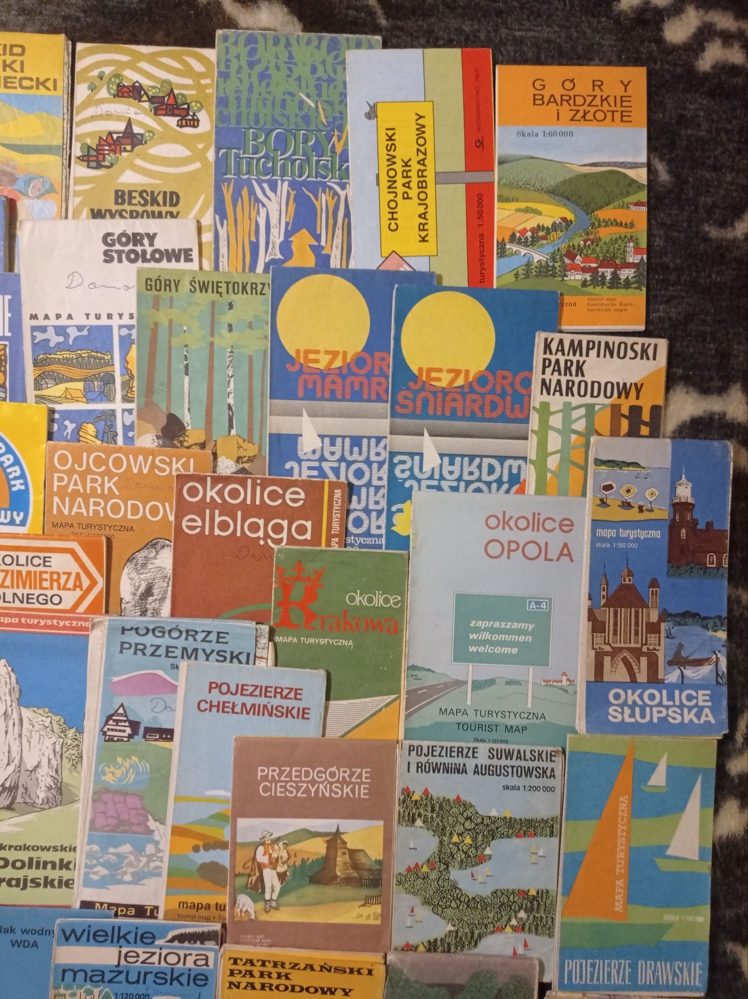 Mega mix polskich map turystycznych