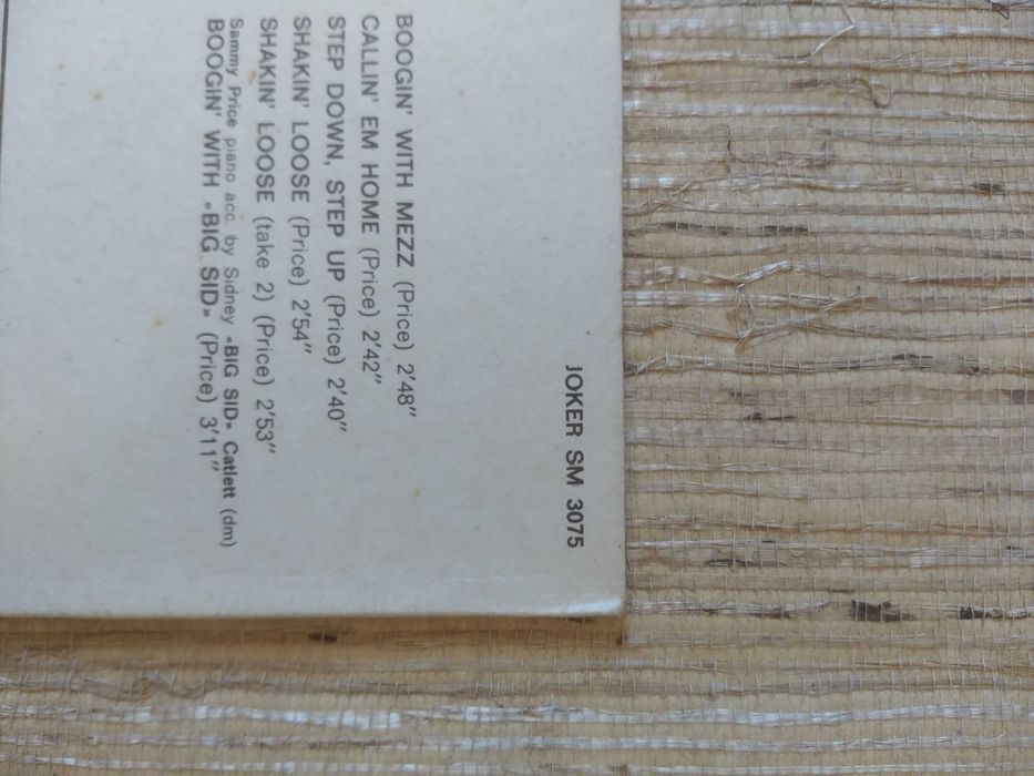 Disco Vinil LP, Sammy Price - Piano Solos