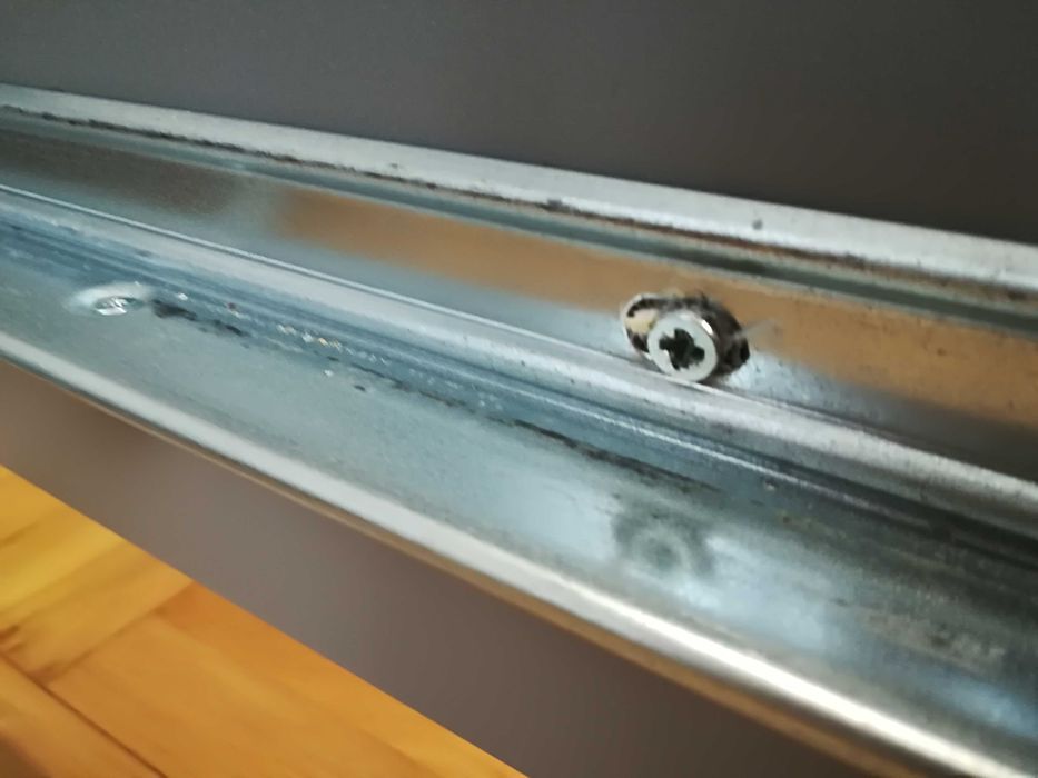 Łóżko HEMNES, 160x200 cm, szare, używane, stan bdb