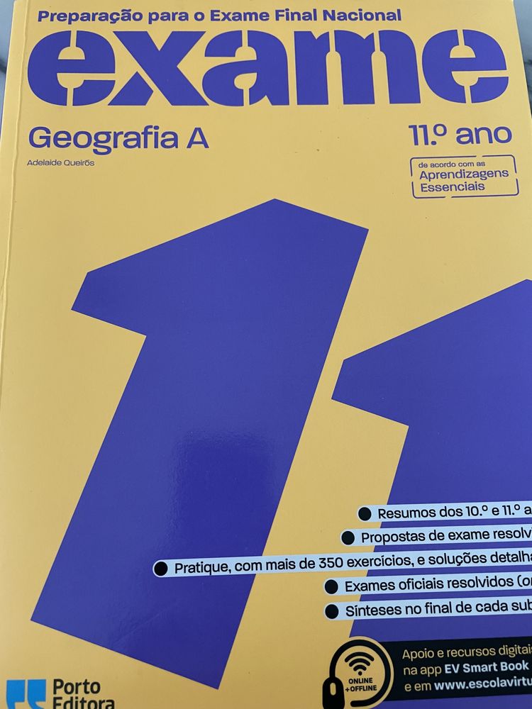 Exame geografia A 11 anos