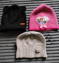 Zestaw czapek dla dziewczynki rozmiar 80-86