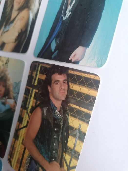 Conjunto de 12 calendários de 1991 da banda americana Bon Jovi