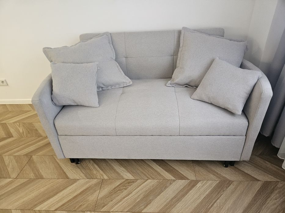 Sofa Wersalka Łóżko Kanapa z funkcją spania wysuwana HOVIN