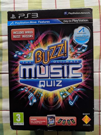 (PS3) Buzz: Quiz Musical (Ultimate Music Quiz) + Capa Wii Fit