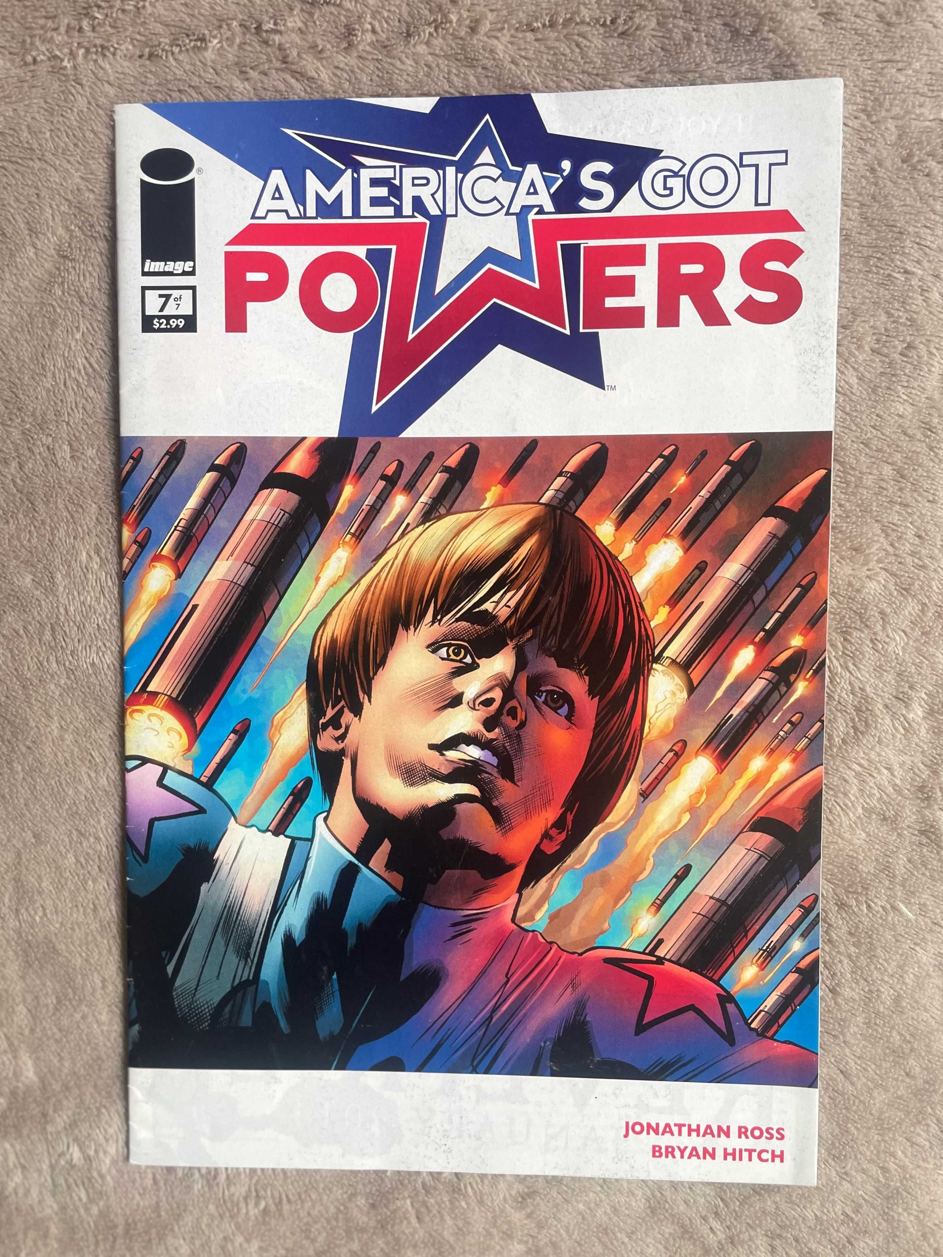 Americas Got Powers, numery #1-7 (komplet) Image Comics, ENG