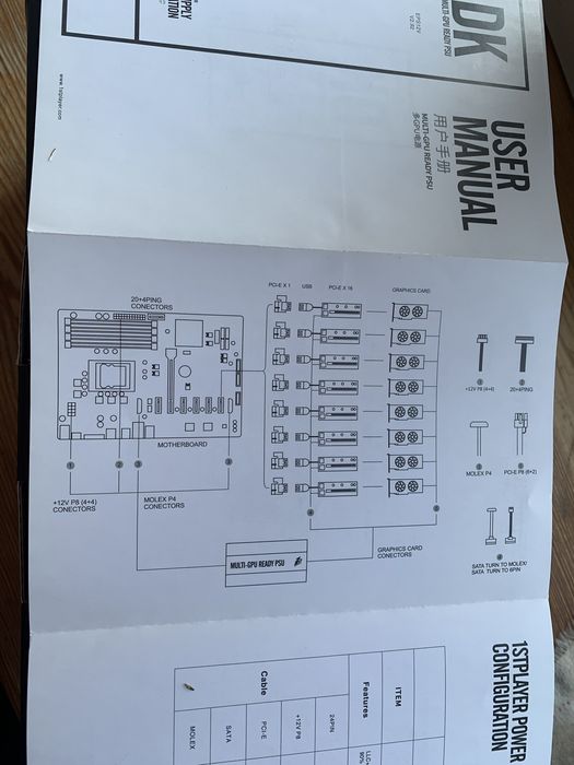 Блок живлення 1stPlayer PS-1300 DK 1600W