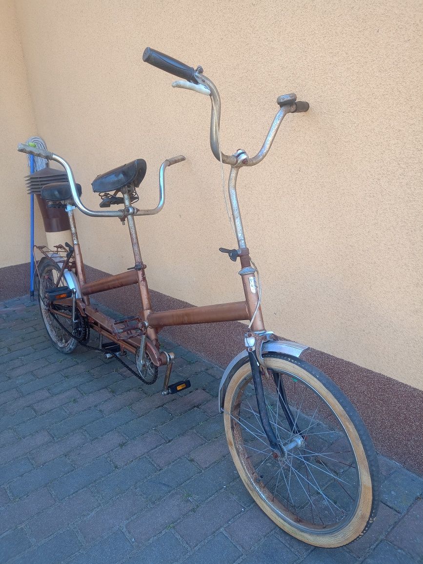 Romet duet tandem dwuosobowy rower wigry