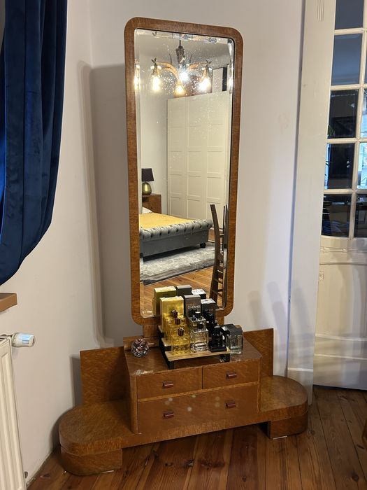 Meble do sypialni Art Deco polskie toaletka szafki nocne 1938