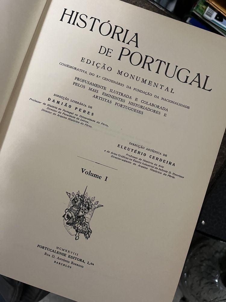 História de Portugal Volume l