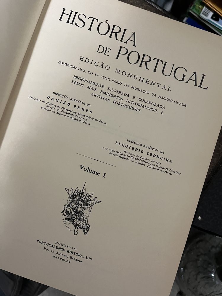 História de Portugal Volume l