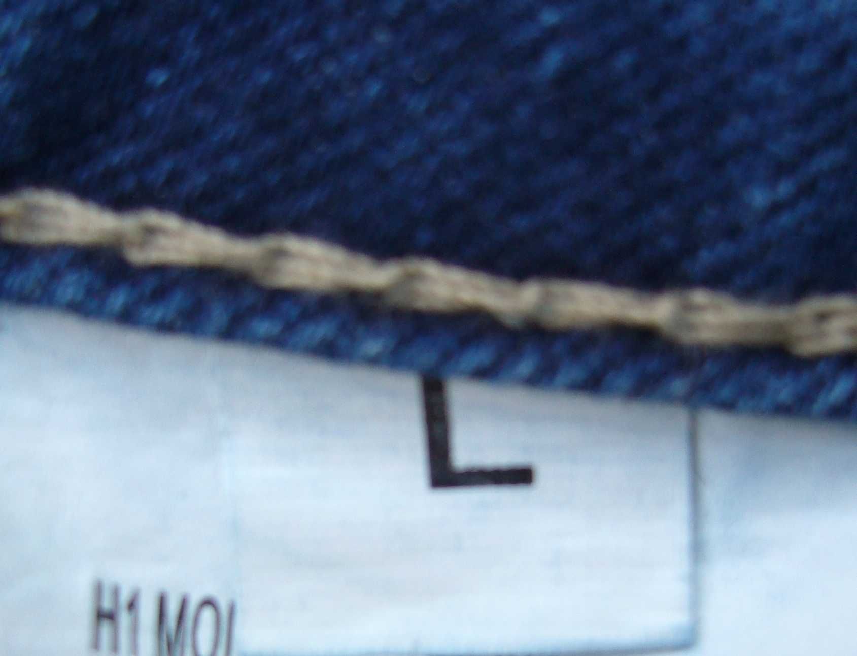 H1 jeans damskie dżinsy czaszka/dżety L pas 86 cm