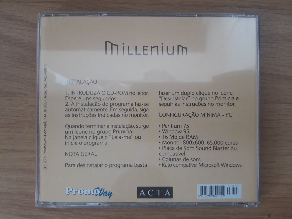 MILLENIUM n°1 Século XI-XIV Do Milénio ao Renascimento (CD-ROM)