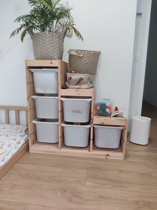 Дерев'яний стелаж для іграшок ikea trofast (самовивіз)