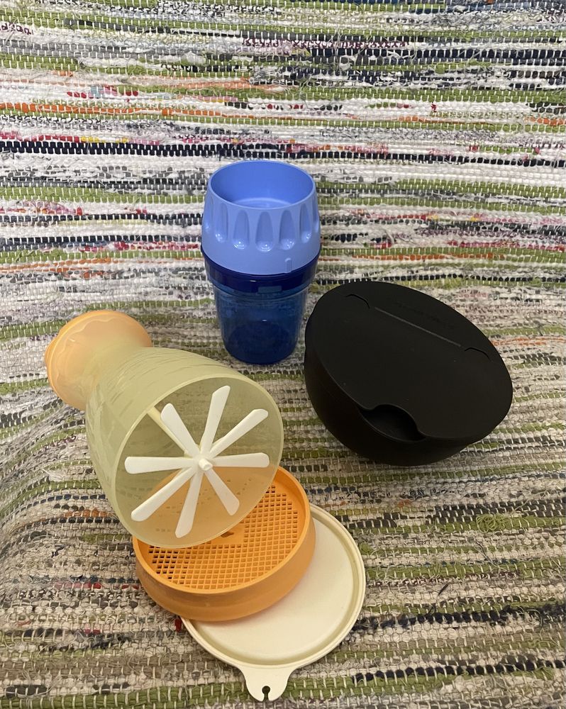 Кухонные помошники от Tupperware - измельчитель, диффузор, конфетница.