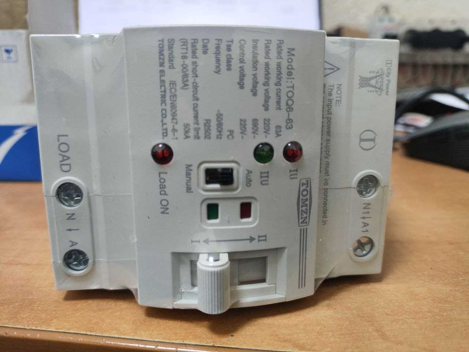 Автомат ввода резерва TOMZN TOQ6-63/2P