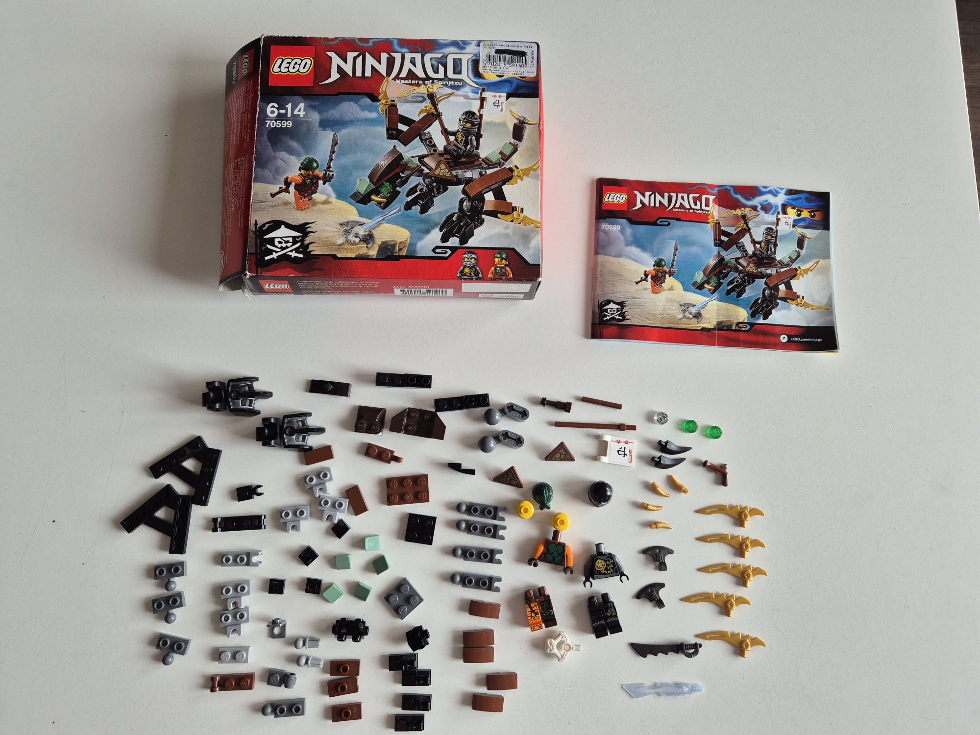 Lego 70599 NINJAGO® Smok Cole'a
