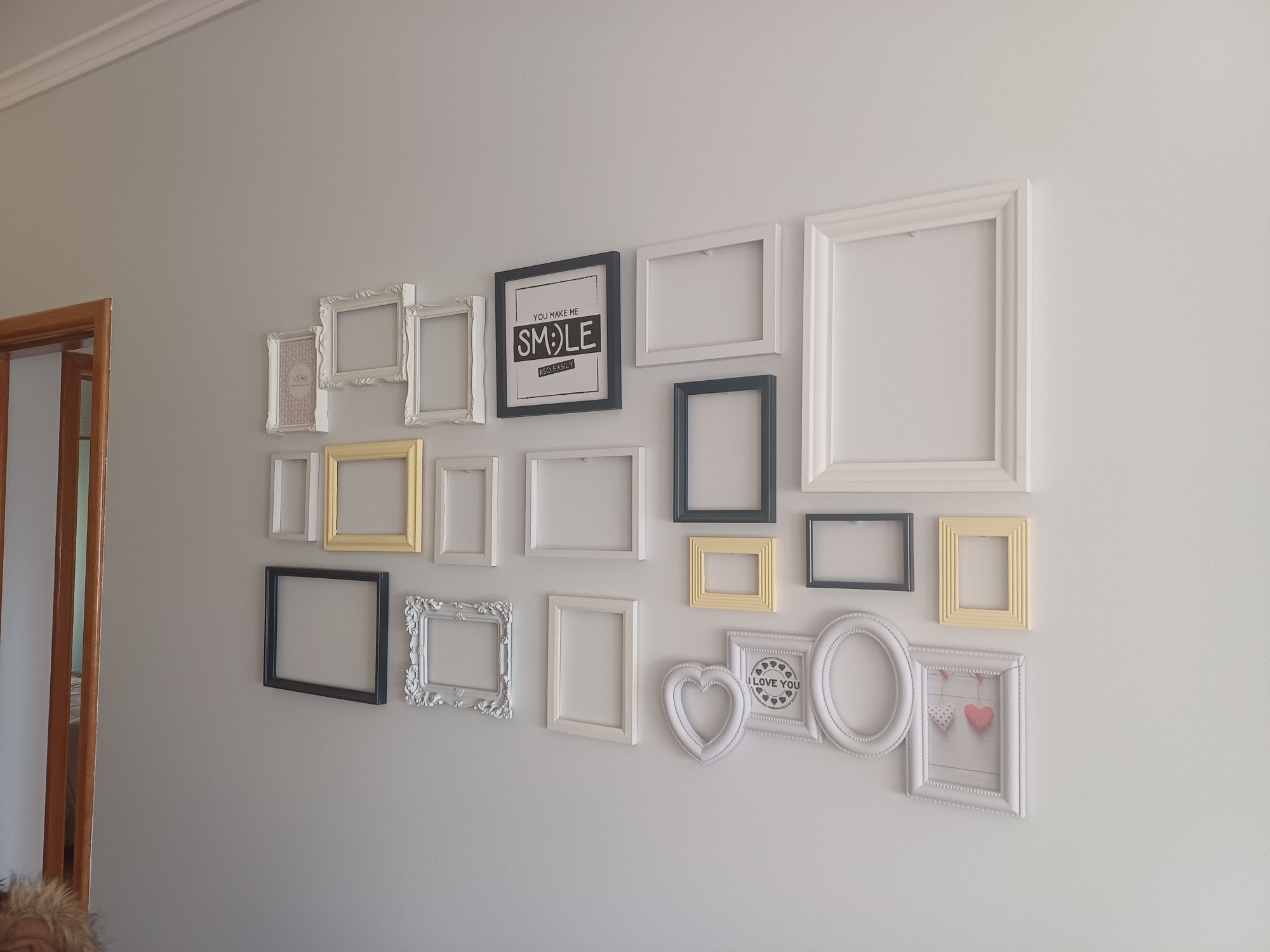 Molduras parede decoração quadros