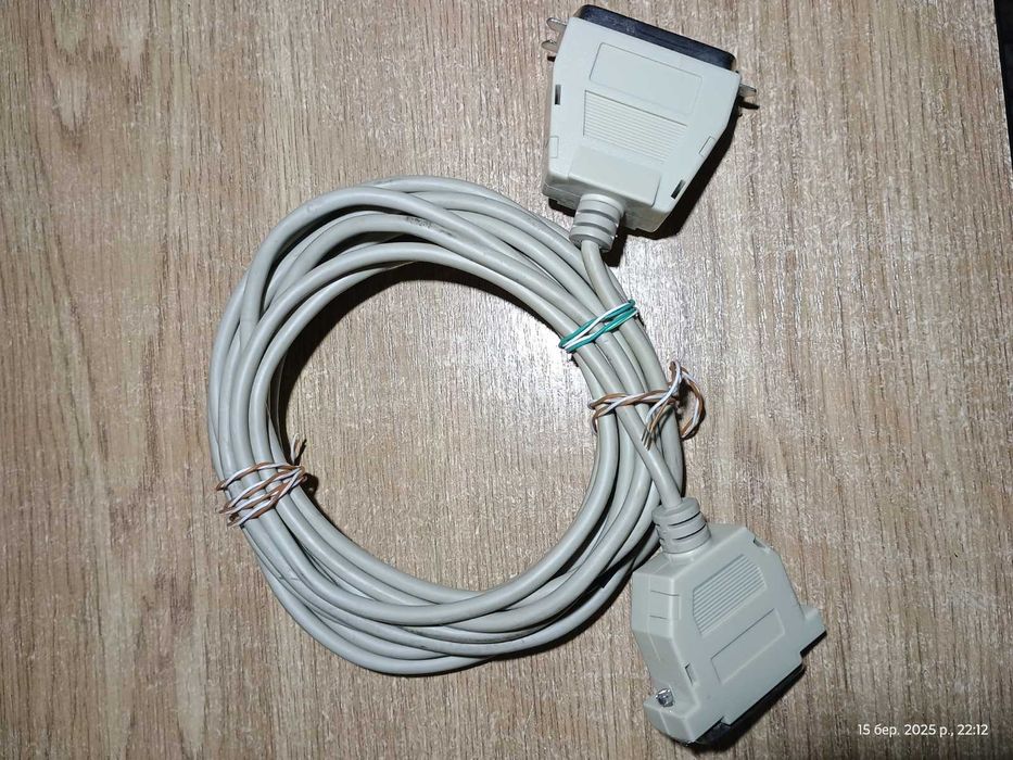 Кабель LPT для  принтеров (Centronics), длина 3 м, в отл сост с олх-до