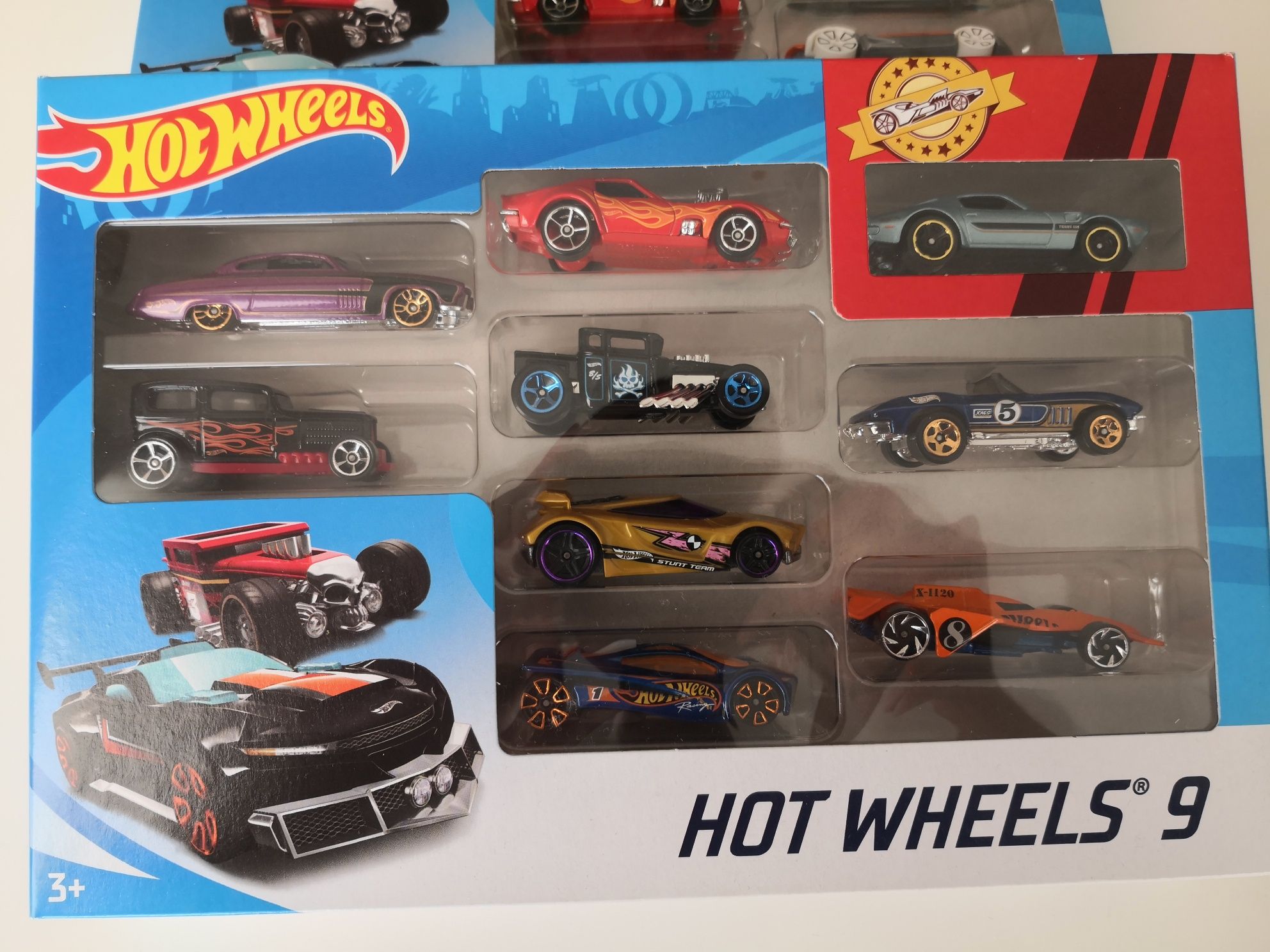 Autka Hot Wheels, zestaw 9 sztuk