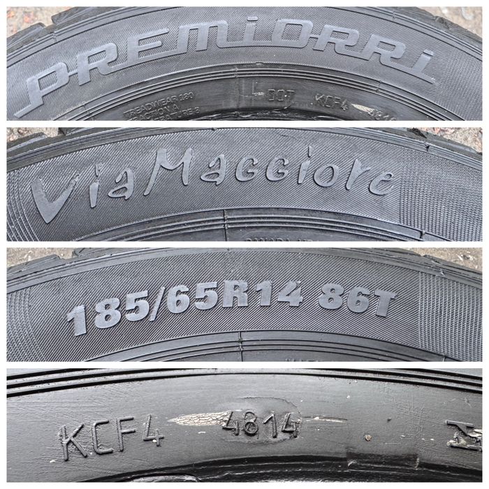 185/65 r14 Premiorri ViaMaggiore зима (5 мм) комплект