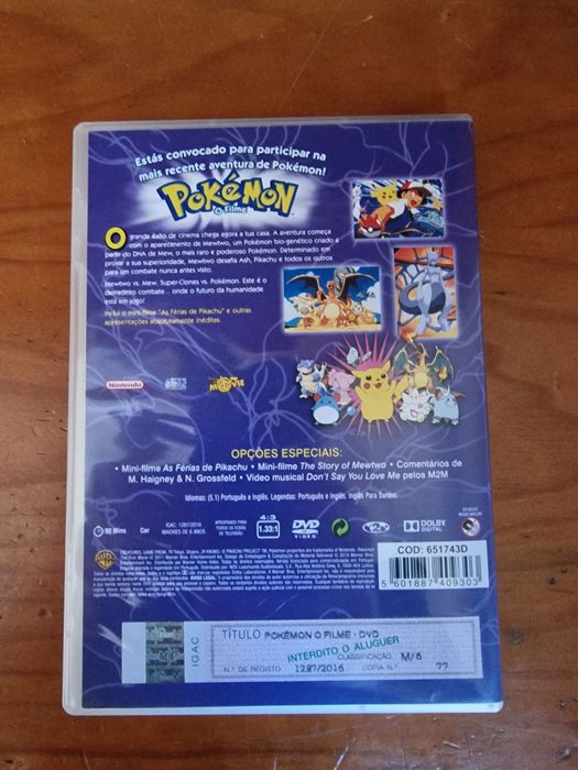 Pokemon O Filme dvd