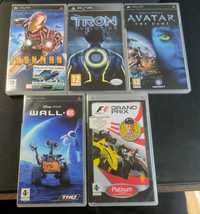 Pack Jogos PSP: Ironman, Wally, Avatar, Tron