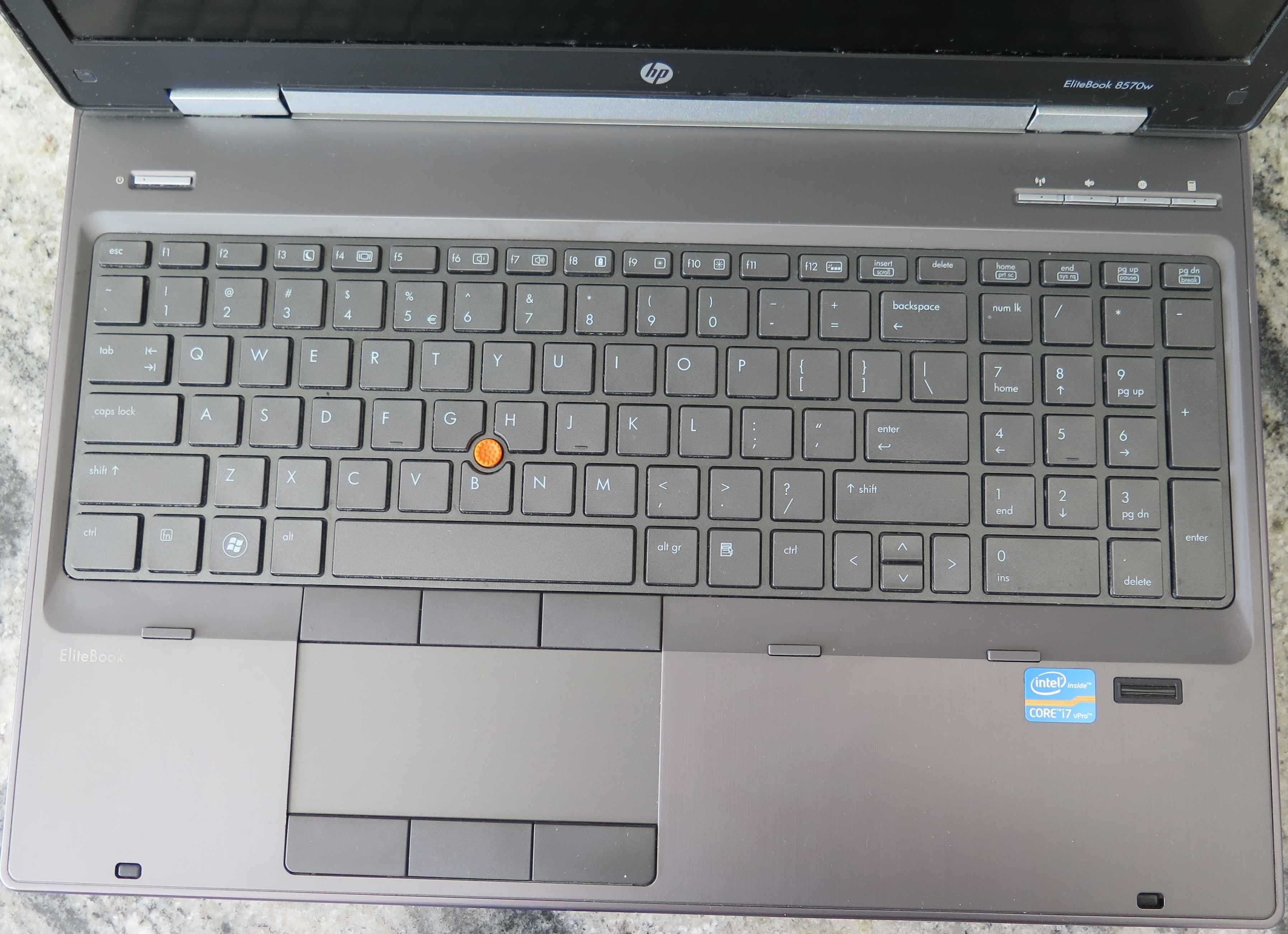 hp elitebook 8570w i7 fhd ram24gB QUADRO K2000M