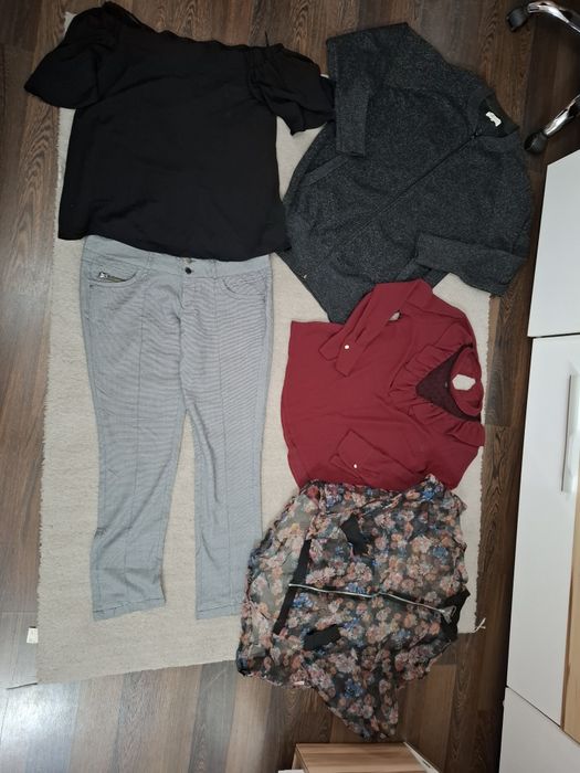 Odzież paka L/40-42 spodnie bluzka koszula dres