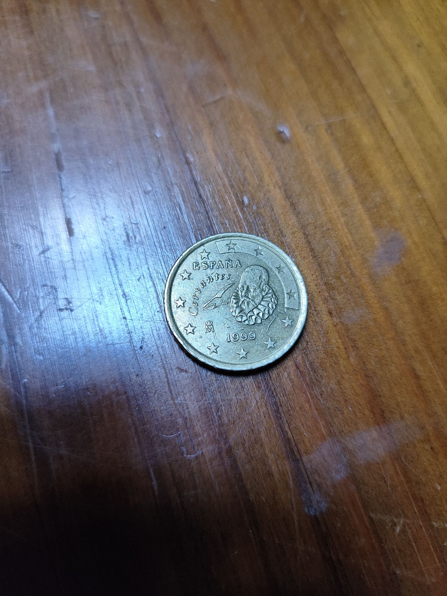 Moeda 50 cêntimos 1999 Espanha