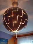 Lampa wisząca-kula
