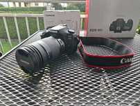 Canon EOS 90D z obiektywem Tamron BO28