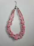 Colar Rosa pérolas
