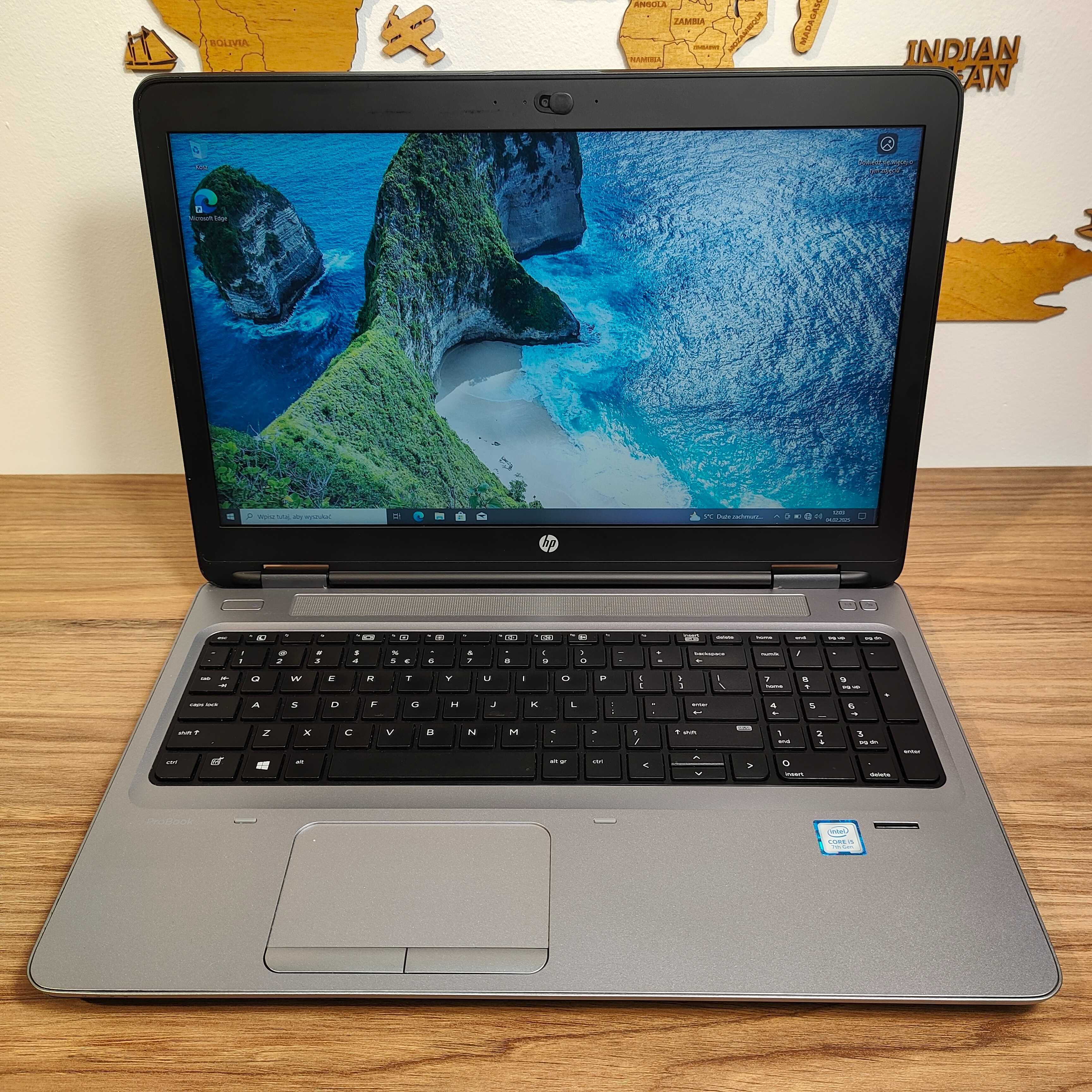 Laptop HP ProBook 650 G3 i5-7200U 8GB 128GB SSD 15.6" FHD Gwar FV