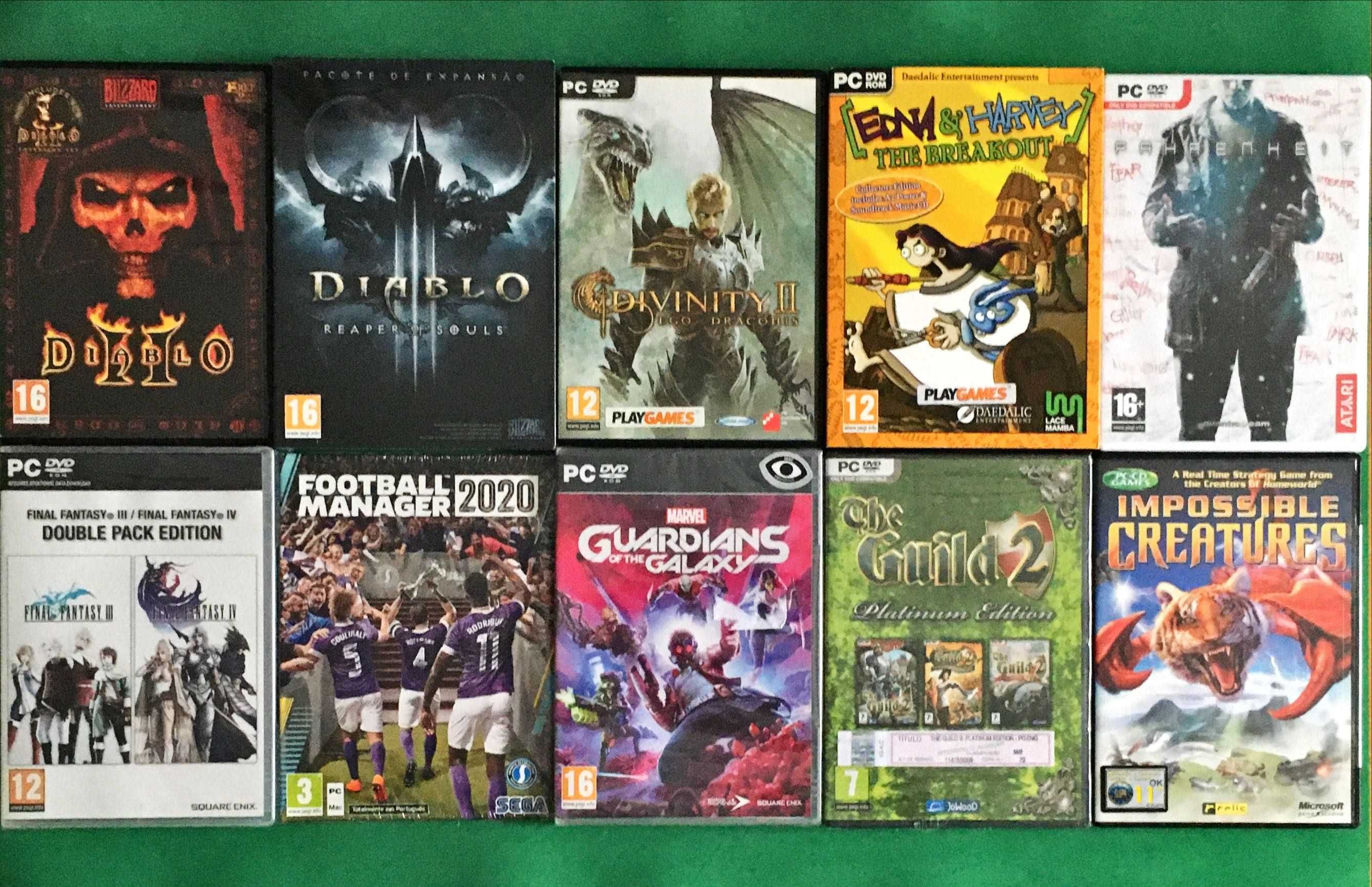 PC JOGO Computador Black Diablo Guild Prince Sacrifice Trine DIVERSOS