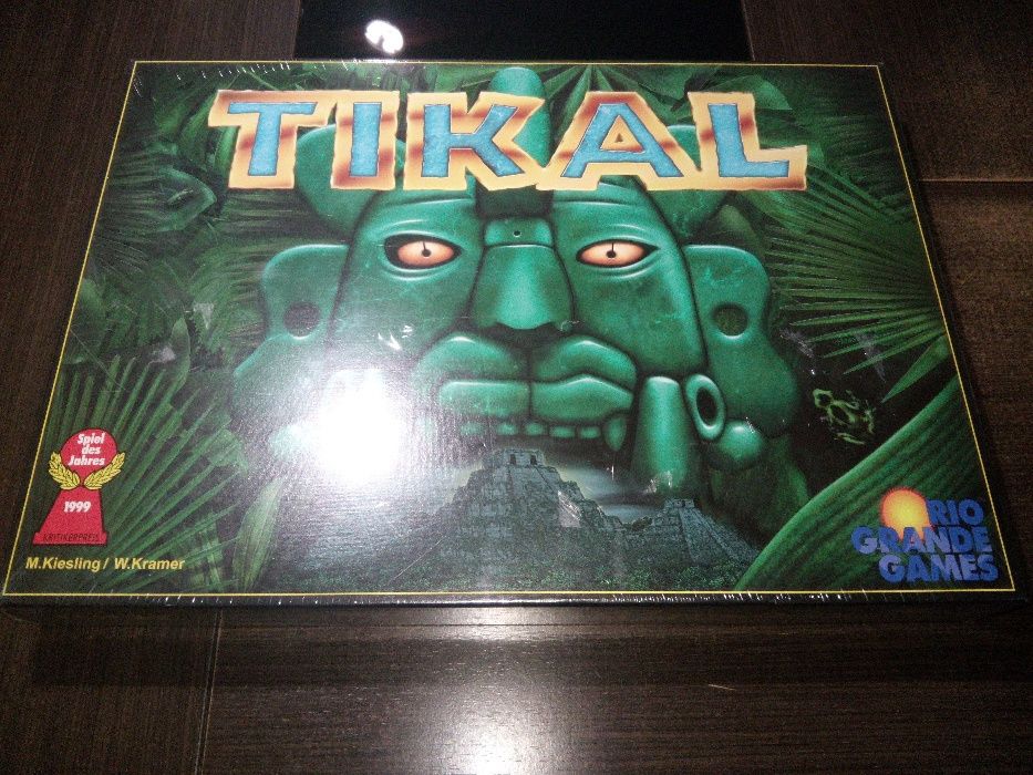 Jogo de tabuleiro Tikal - Edição da Rio Grande Games - Novo e Selado