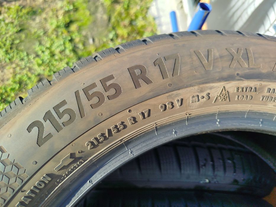 A146# Opony uzywane zimowe 215/55/17" Continental