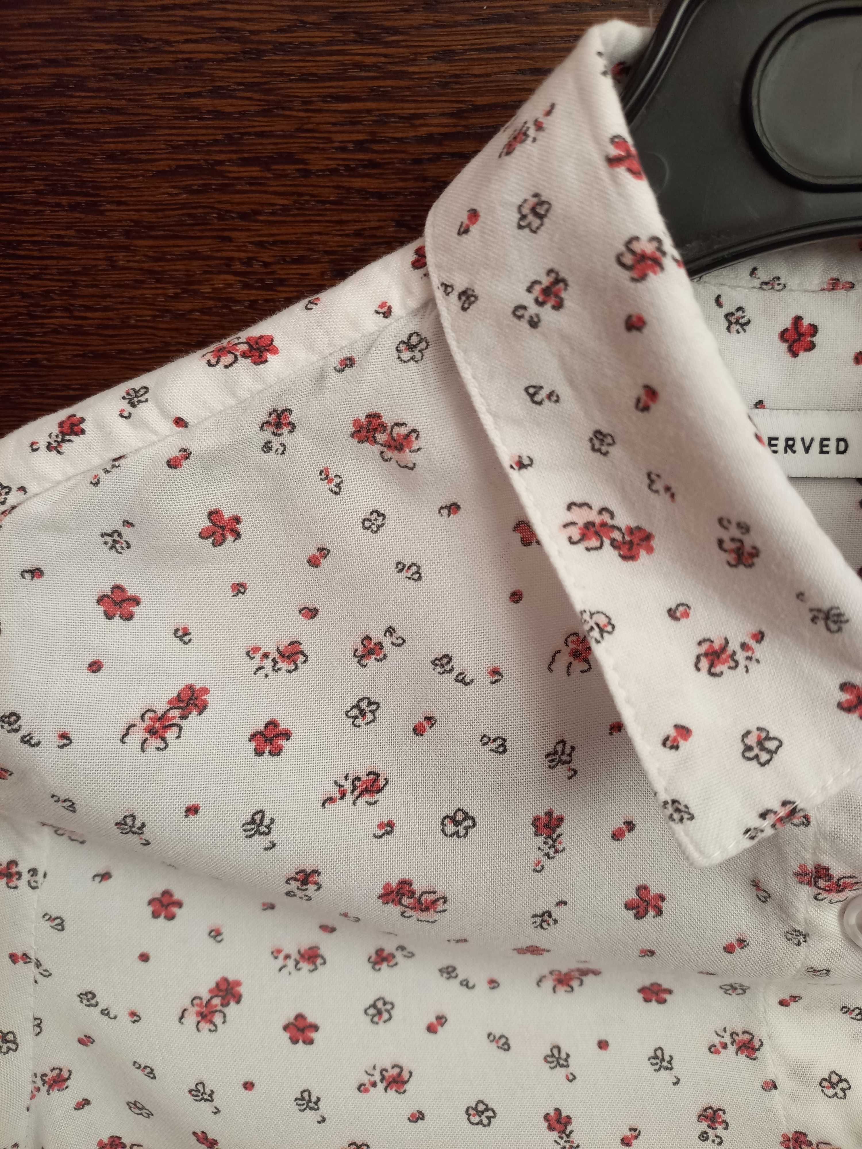 Elegancja koszula Reserved w kwiatowy deseń r.128