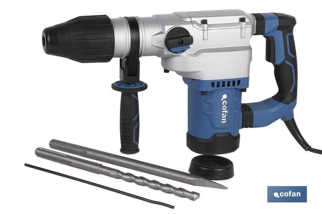 Martelo perfurador SDS MAX 1500W com três funções