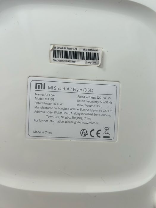 Mi Smart Air Fryer (3.5L)