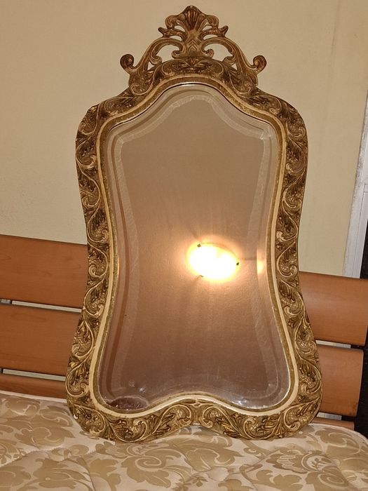 Espelho vintage dourado