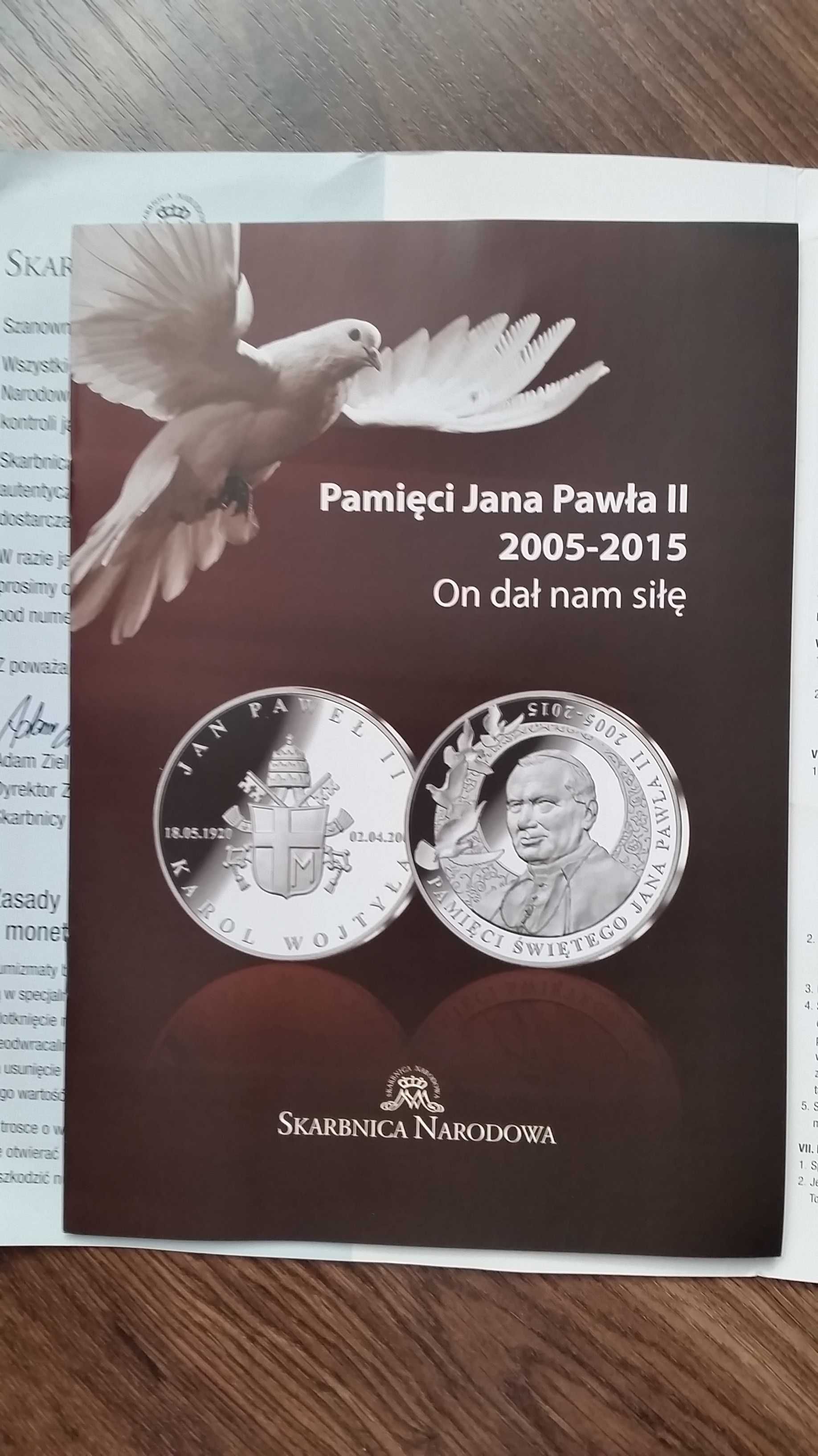 Medal okolicznościowy "Pamięci Świętego JP II"