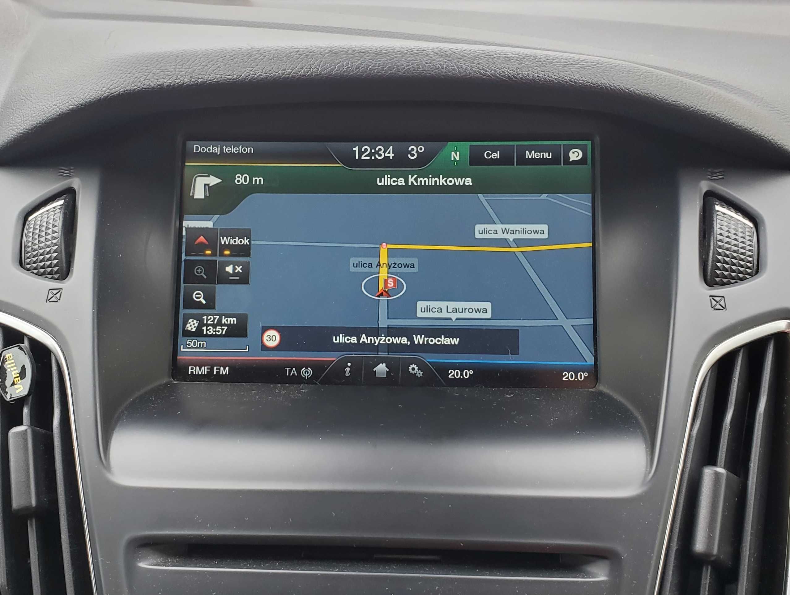 Ford SYNC2 Aktywacja NAWIGACJI Mapa EU F11 Nawigacja WROCŁAW