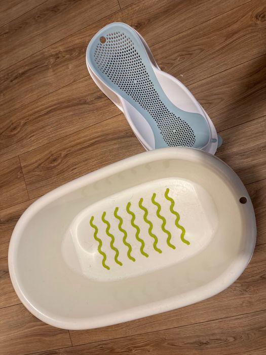 leżaczek angelcare fit + wanienka ikea