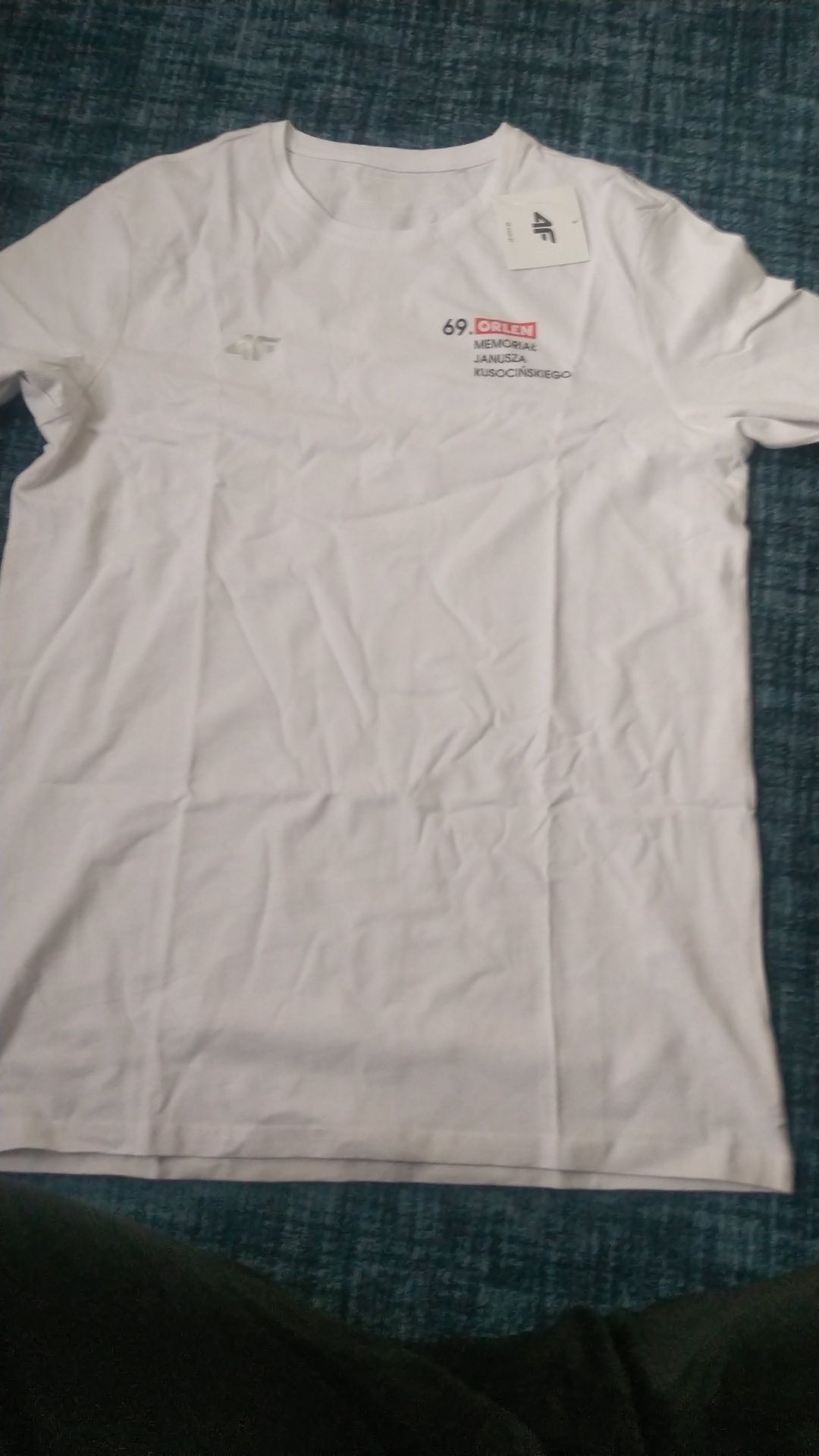 T-shirt męski 4F nowy biały L M