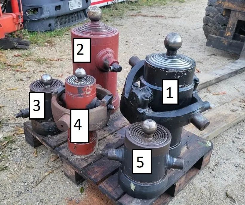 Siłownik kiper wywrot Iveco Man Nissan  Man Renault